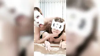 少女爱装纯【下篇】逼逼粉嫩没有毛毛身材很好的小学妹跟小哥激情啪啪，让小哥草嘴深喉，各种体位爆乳蹂躏，呻吟可射
