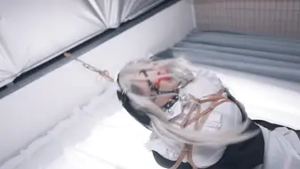 【丝米】《沦为狗奴的小叶5》男娘小叶躲衣柜里偷偷玩棒棒，主人通过开启小狗身上郊狼听到衣柜发出声音，随后跪地牵出