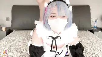漫展套路可爱蕾姆.mp4