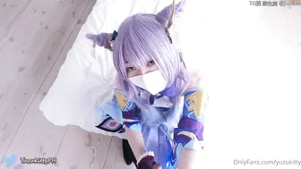 Yuzukitty OnlyFans 原神cosplay，刻晴对旅行者的性处理