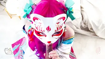 Yuzukitty OnlyFans 阿狸的神秘盲盒 九尾狐的精魄榨取