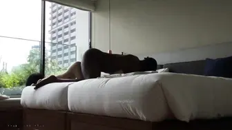 绿帽男喜欢自己媳妇被别人干 白嫩媚黑娇妻被驴屌各种花式爆肏